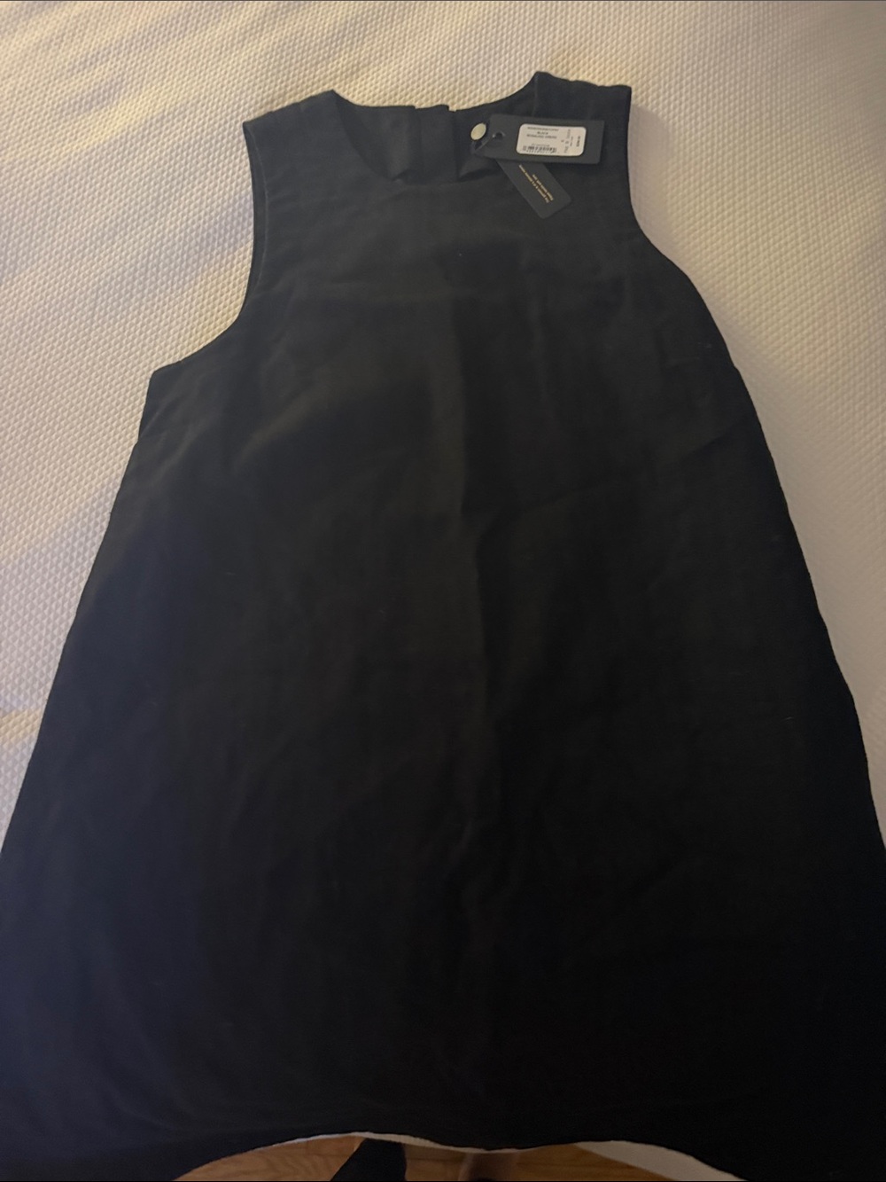 rag & bone Black Sleeveless Shift Dress